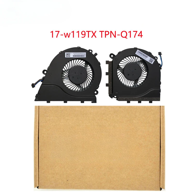 Графический процессор ноутбука, вентилятор охлаждения для HP Omen 17-W033DX 17-W202I 17-W260NZ 17-W119TX 17-W010NG 17-W041ND 17-W206TX 17-W205TX