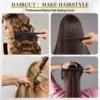 4 Pieces Combs for Women and Man, Premium Black Carbon Fiber Hair Comb Set for Teasing and Parting, Combs for Hair Stylists. 6