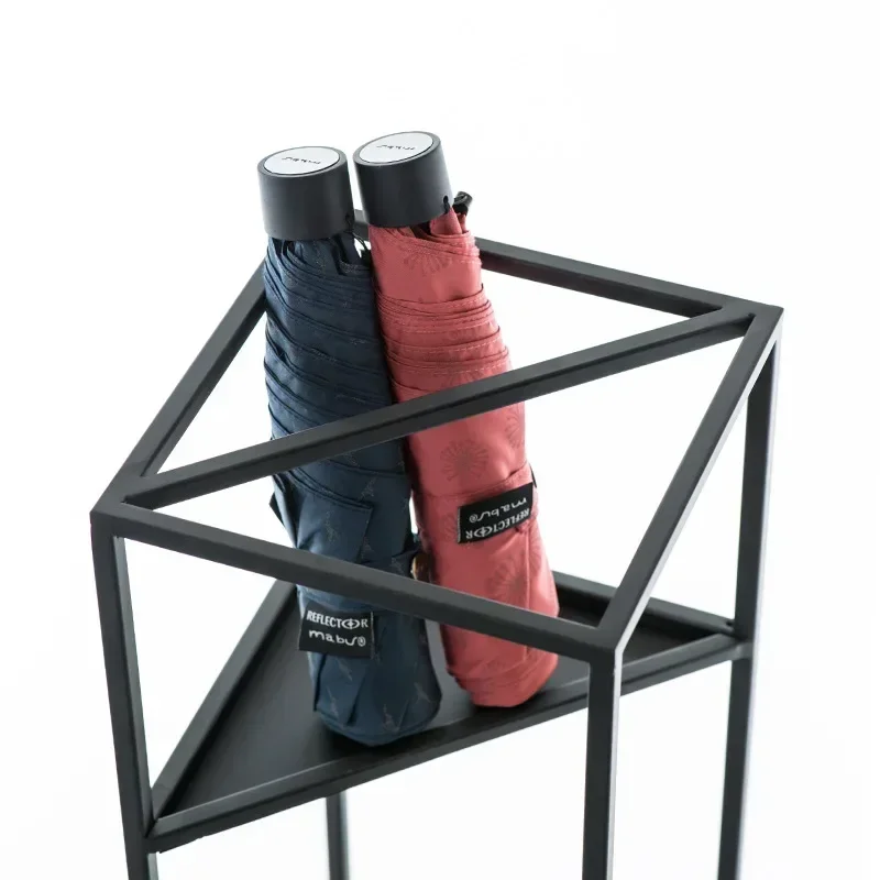 Discount Iron Landing Umbrella Stand Multi-Functional Holder for Stroller or Hotel Lobby Creative Light Luxury Parasol Stand