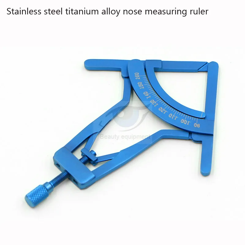 

Stainless steel rhinoplasty instrument measuring ruler measuring instrument nasal gauge with scale rhinoplasty nose tip measurin