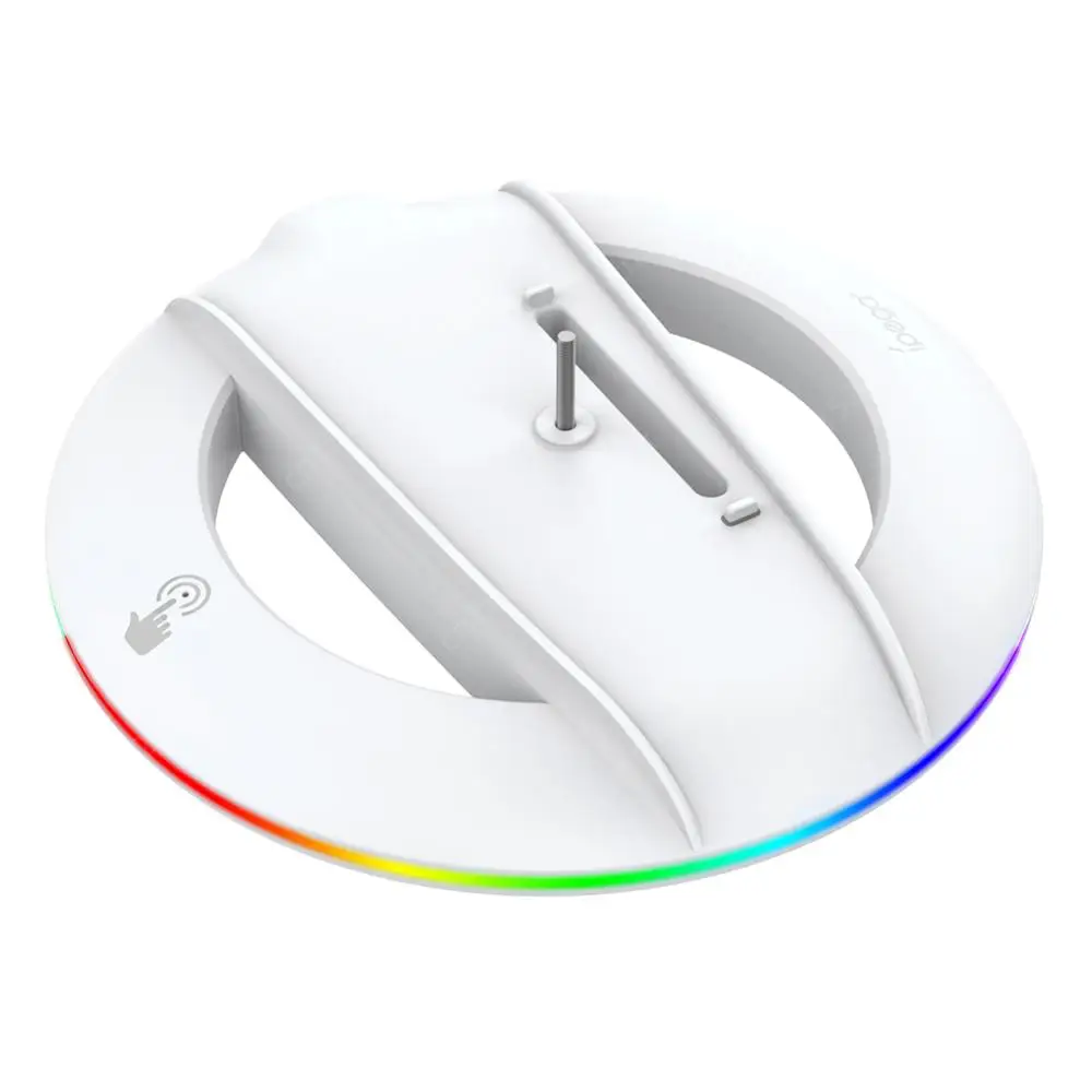 RGB 수직 스탠드 안정적인 LED 베이스 게임 콘솔 베이스, PS5 슬림 콘솔용, PS5 슬림 디스크 및 디지털 버전