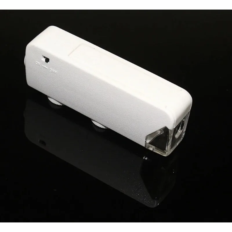 1pcs New Quality Handheld 160X-200X Magnification Zoom Len LED Lighted light lamp Pocket Microscope Magnifier Loupe hot sale 5