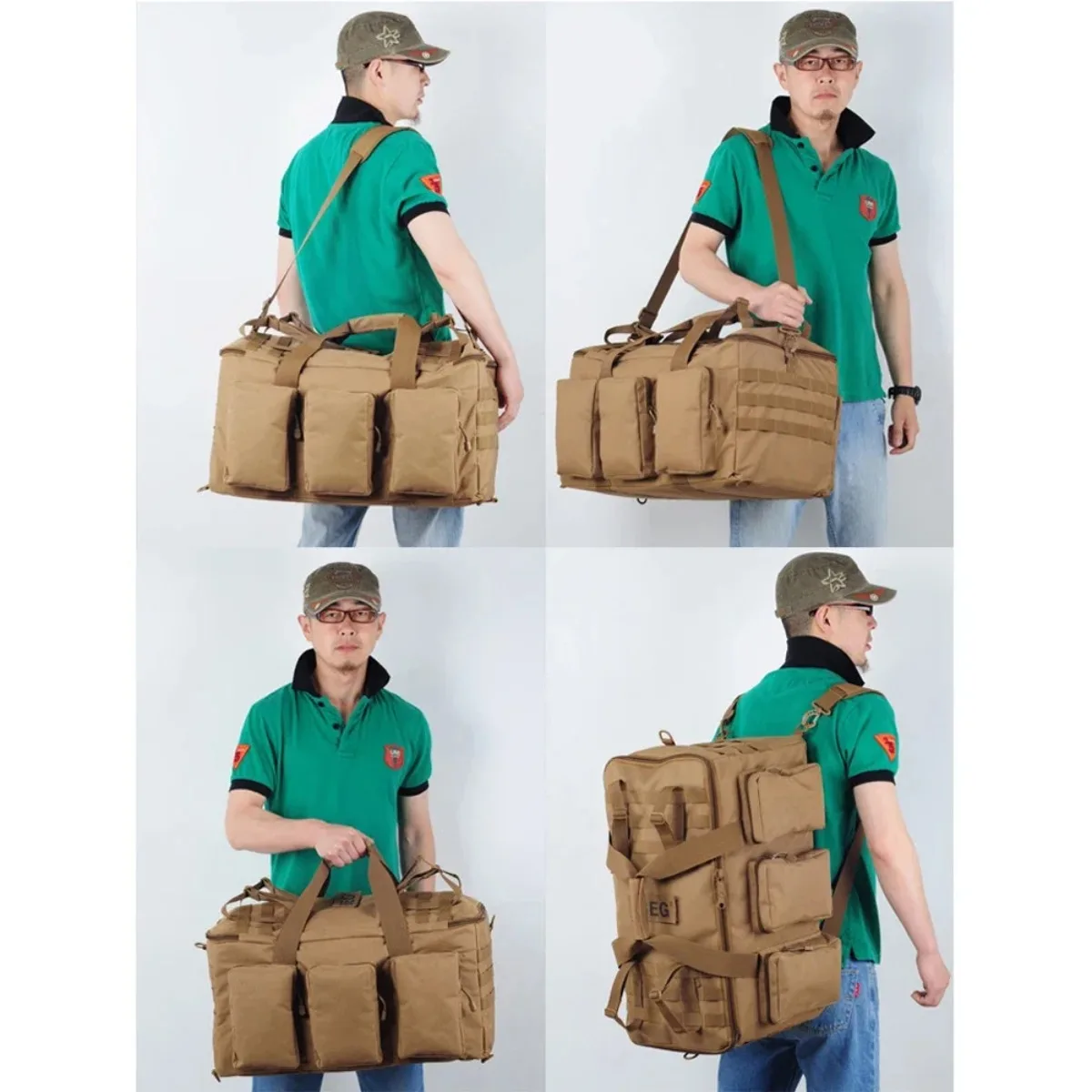 Tactical 55L Camping Bag Backpack Mountaineering Waist Bag Men Travel Outdoor Sports Molle Rucksack Hunting Shoulder Luggage Bag 4