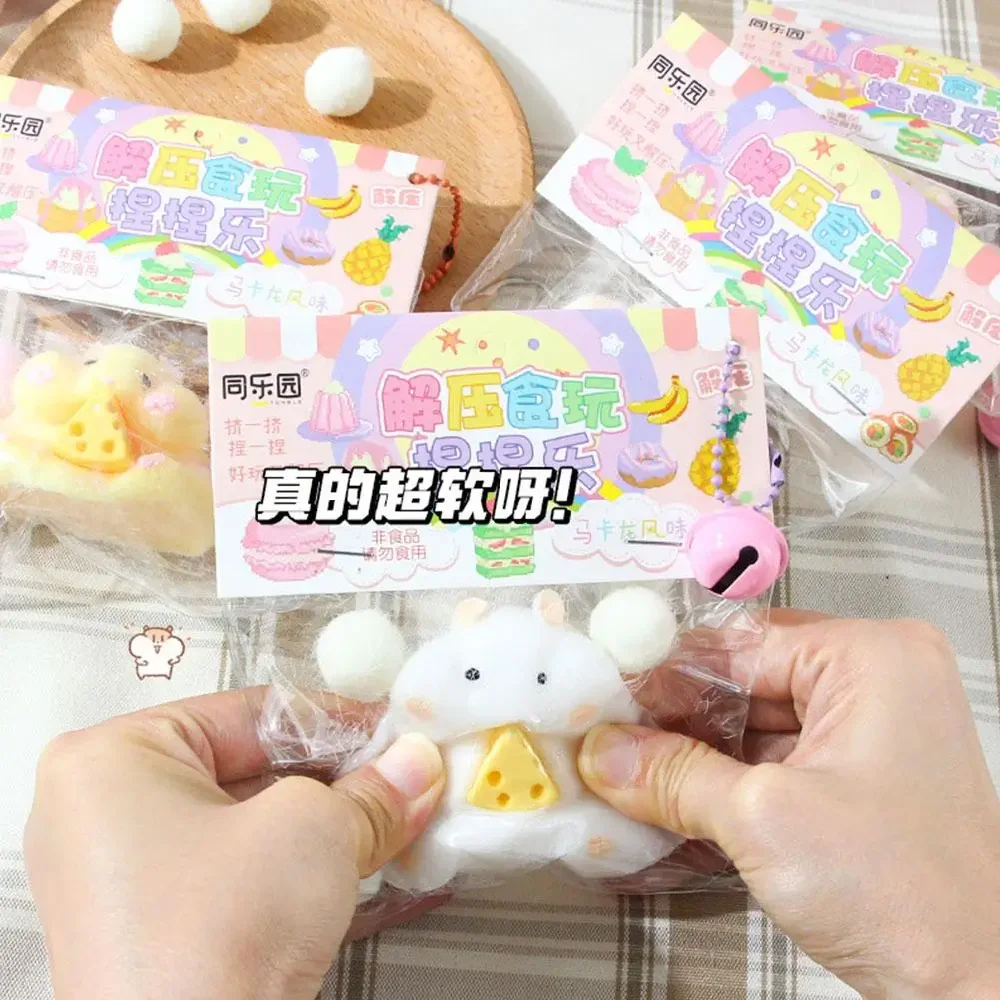 Taba Squishy Cute Plush Hamster Fidget Toy Mochi Antistress Stress Relief Toy For Adult Children Slow Rebound Sensory Toys Gifts 5