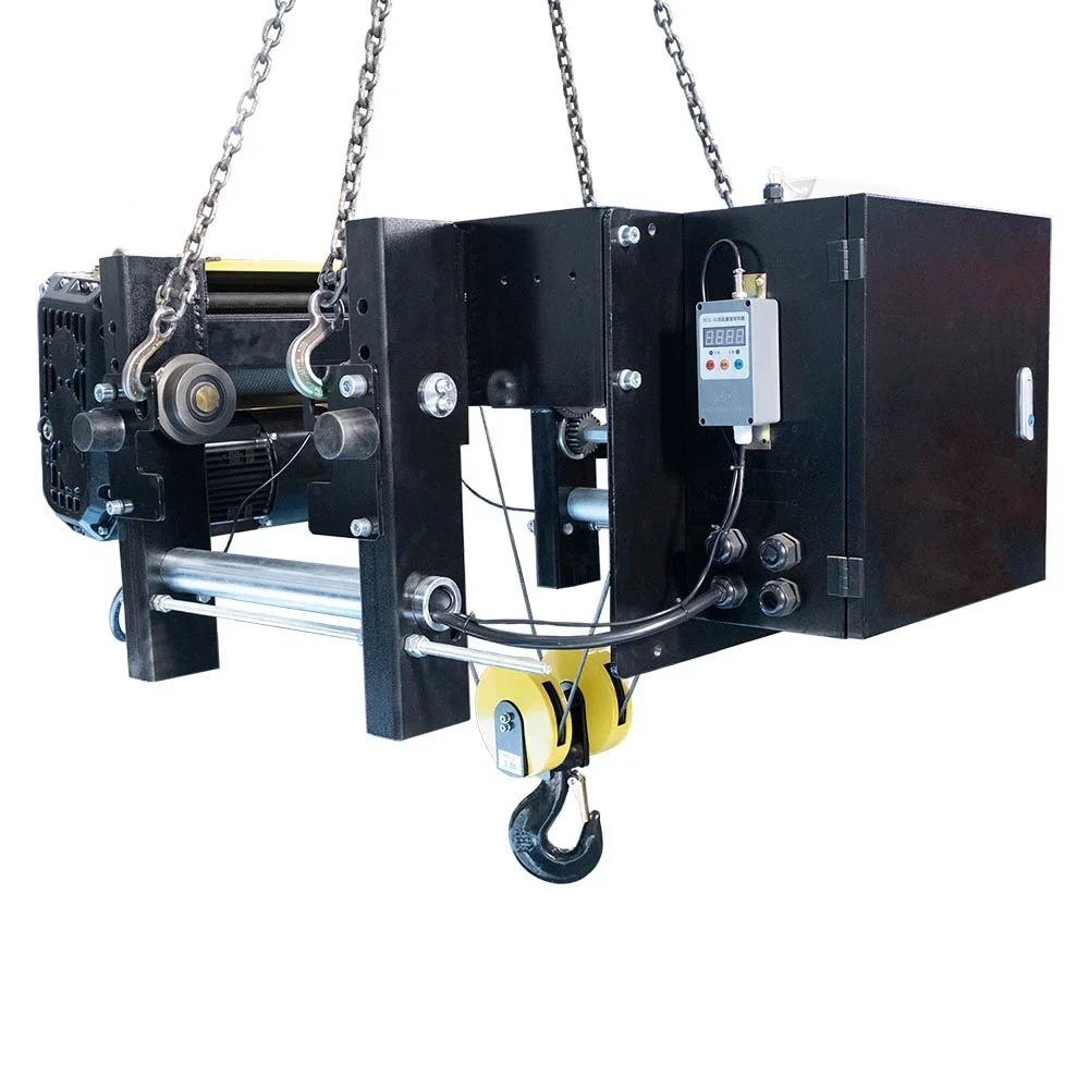 New Heavy Duty Electric Wire Rope Hoist 5 Ton Lifting Capacity 6m Lifting Height