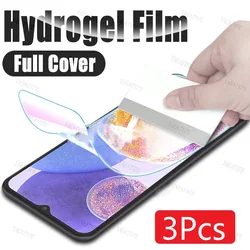 Premium 3 - Pack HD Hydrogel Screen Protector Films - 3Pcs (For Samsung A22 5G)