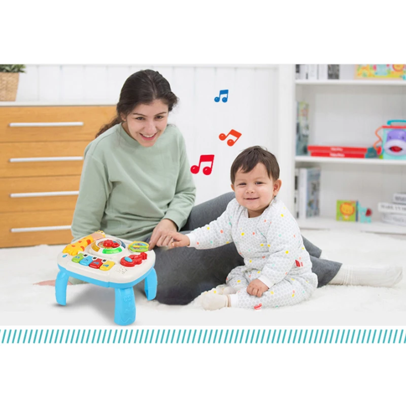 Music Table Baby Toys Learning Machine Educational Toy Music Learning Table Toy Musical Instrument for Toddler 6 Months+ 3