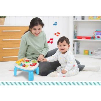 Music Table Baby Toys Learning Machine Educational Toy Music Learning Table Toy Musical Instrument for Toddler 6 Months+ 3