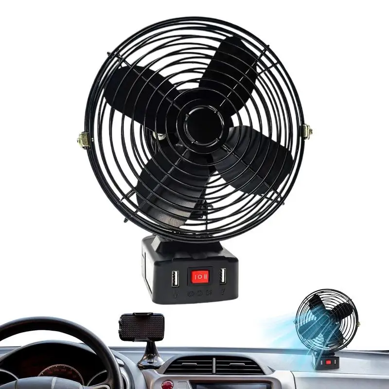 

Car Seat Back Cooling Fan USB Fan 360 Degree Rotation Car Headrest Fan Desktop Summer Cooling Fan Outdoor Travel Air Conditioner