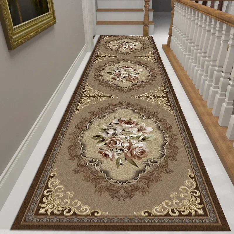 Luxury Modern Hallway Carpet Stair Mat Hotel Floor Mats for the Corridor Polypropylene Carpets and Rugs can be Customized