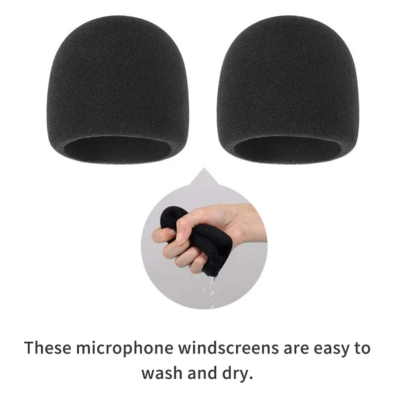 Microphone Cover Microphone Accessories Microphone Windscreen Microphone Pop Filter Foam Microphone Windscreen for Blue Yeti Yeti Pro Condenser Microphone Cover Pop Filter Mic Cover Windshield