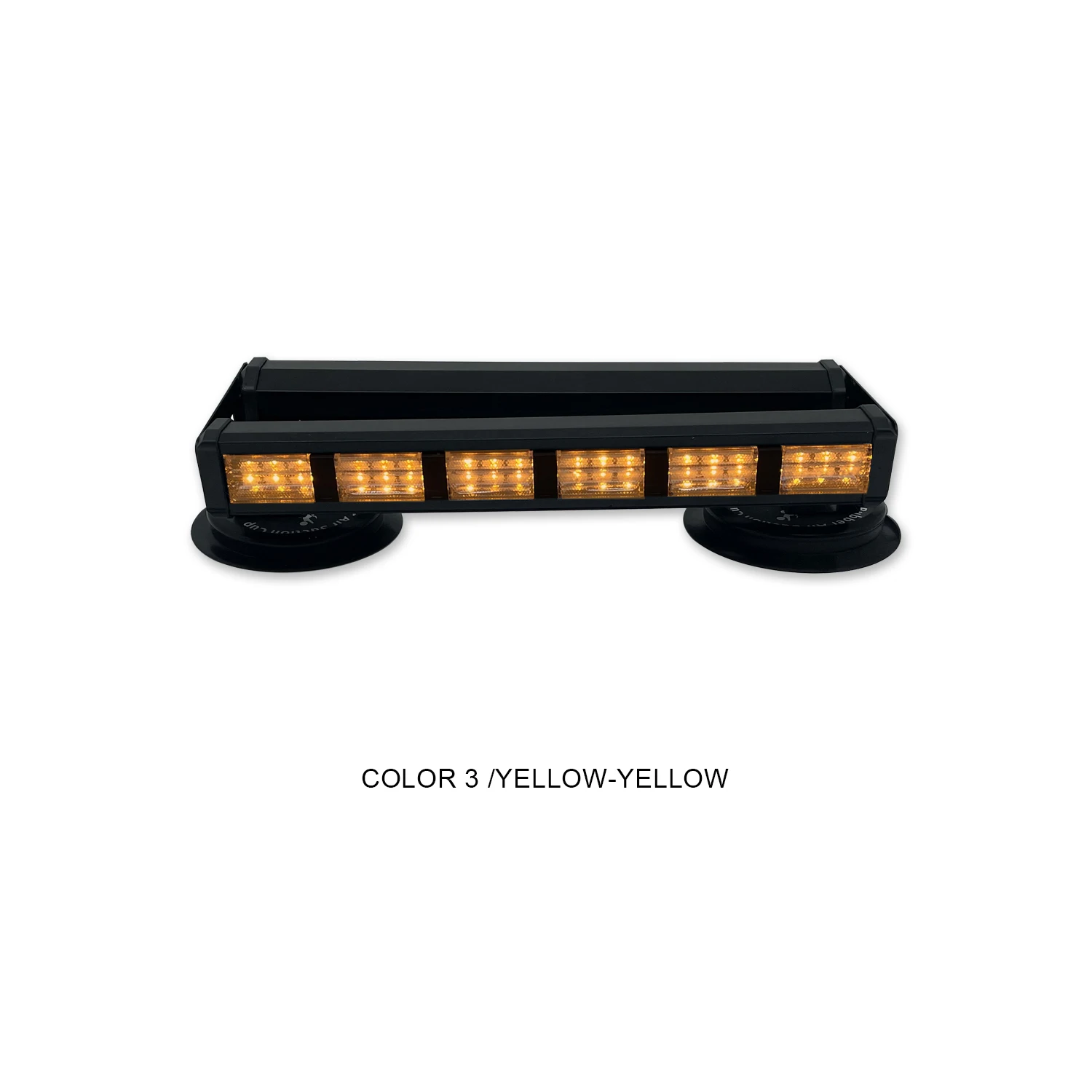 LED Light Bar Double Row Car Flash Middle Net Light Led Car Warning Ceiling Bumper Light Work Signal