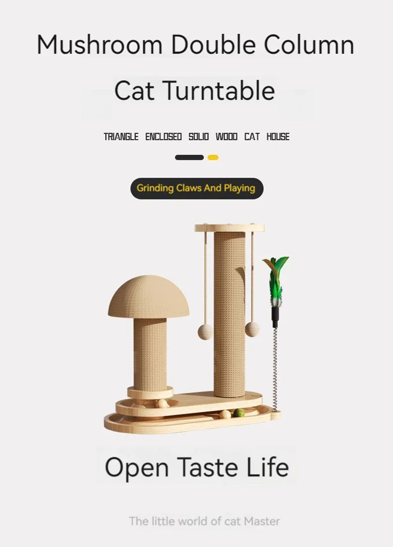 Title 1, Cat Kittens Accessories Tree Sisal Scratch Item...
