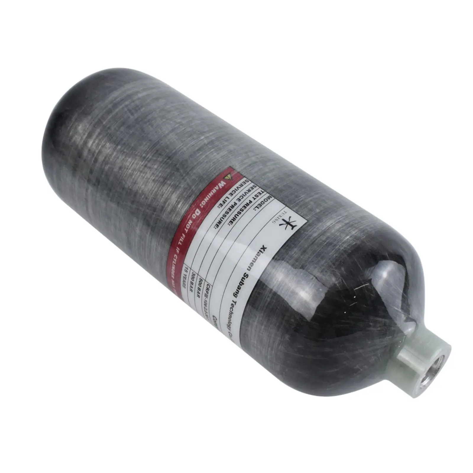 TUXING 4500Psi 2L Carbon Fiber Cylinder High Pressure Tank Scuba Diving Tank wit