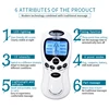 Electric 8 Modes Digital Therapy Muscle Stimulator Physiotherapy Microcurrent Low Frequency TENS Pulse Body Massager 4