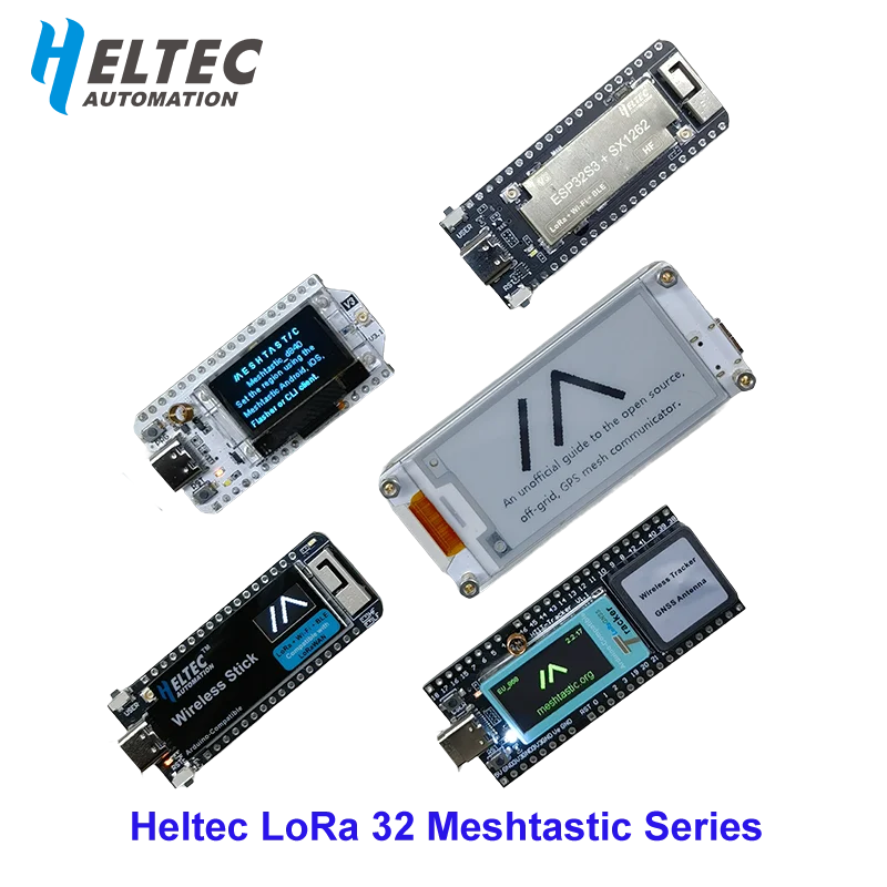 Meshtastic Placa de Desenvolvimento Combinado Esp32 Chip Sx1262 Bluetooth Wifi Conexão Gps Mesh Série v3 Heltec Suportado