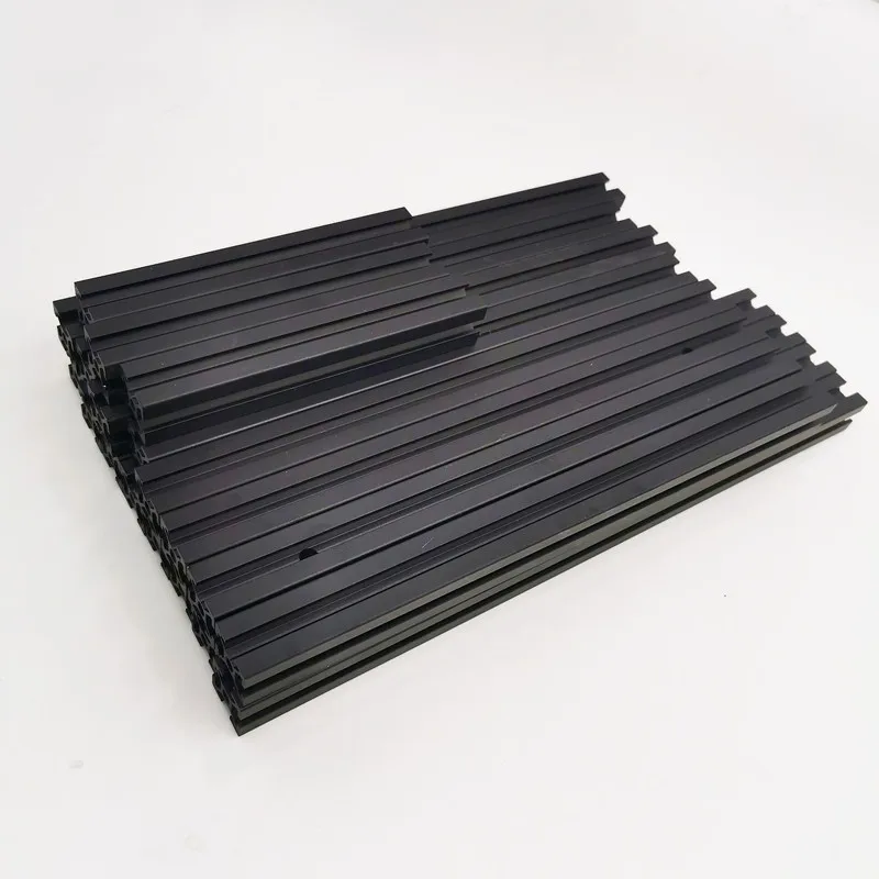 

Tiny-M 3D pritner extrusion frame kit 2020 black color pre drill M5 tapped