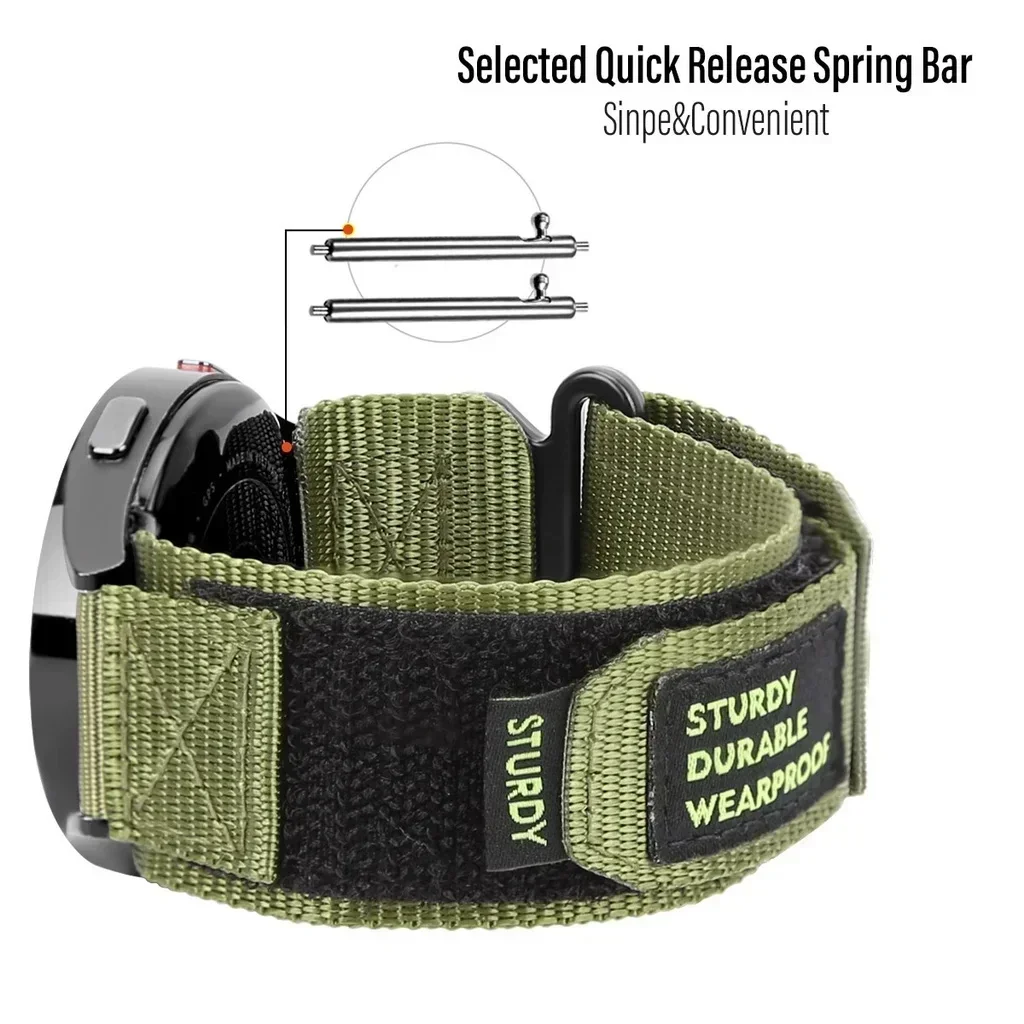 Nylon Loop Bracelet - 20mm Tactical Sport Strap