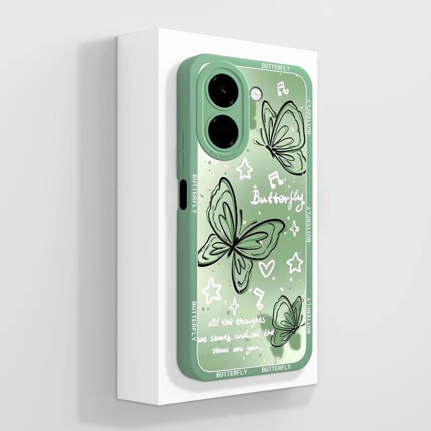 Adorable Kitten Lightweight Liquid Silicone Phone Cover - Full Protection & Soft Shell