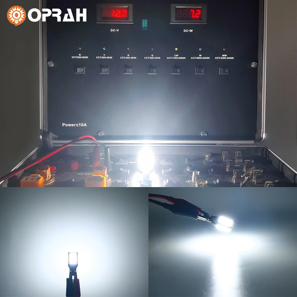 Oprah ڵ   ü LED , ĵ  , 921 912 LED  , 6500K ȭƮ 12V, W16W T15, 2 
