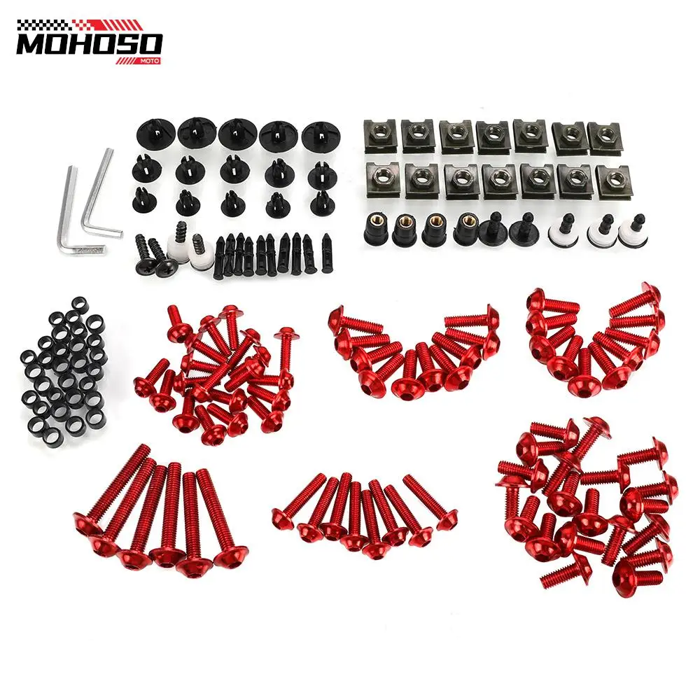 

Motorcycle CNC Fairing Bolt Kit Fastener Clips Screw For Suzuki Katana 600 650 750 1100 GSXR750 GSX600F GSX650F GSX750F GSX1100F