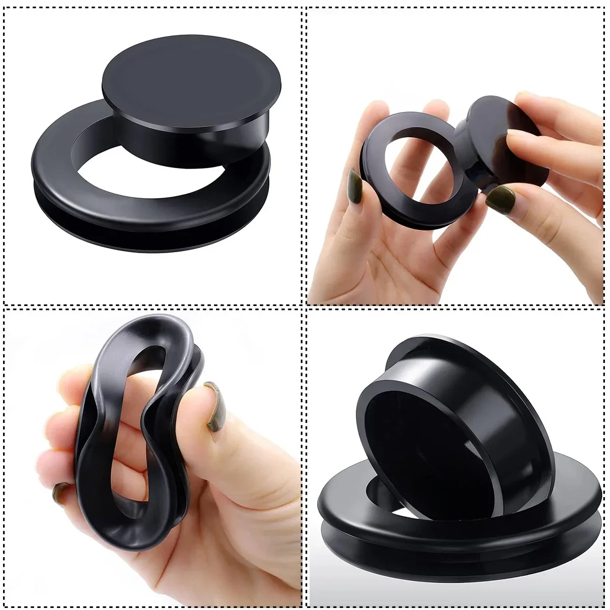 Ring Cap Outdoor Silicone Furniture Supplies Table Glass 1.6in Protection Hole Beach And Umbrella Plug Set Seal For