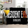 3D Lastest Horro Games R-Resident Evil Soft Flannel Blankets,Throw Blanket Comfortable for Picnic Beds Sofa Home Bedroom Kids 5