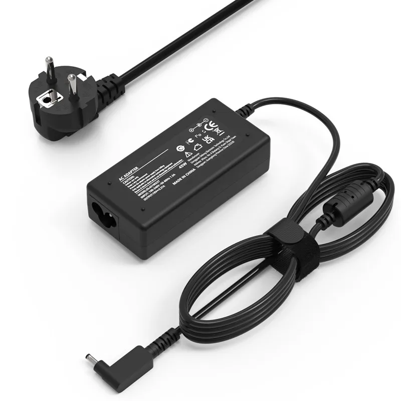 Caricabatterie Per Laptop Da 45W Per Acer Aspire 5 A515-44/46/54/55/56 A517-52 Ao1-131/431 Chromebook 11 R11 13 Pa-1450-26 Adattatore Per Cavo Di Alim