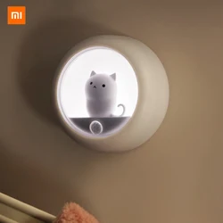 Creative Body Induction Night Light Pet Bedroom Atmosphere Lamp Cabinet Light Wall Lamp Human Body Motion Sensor Night Light