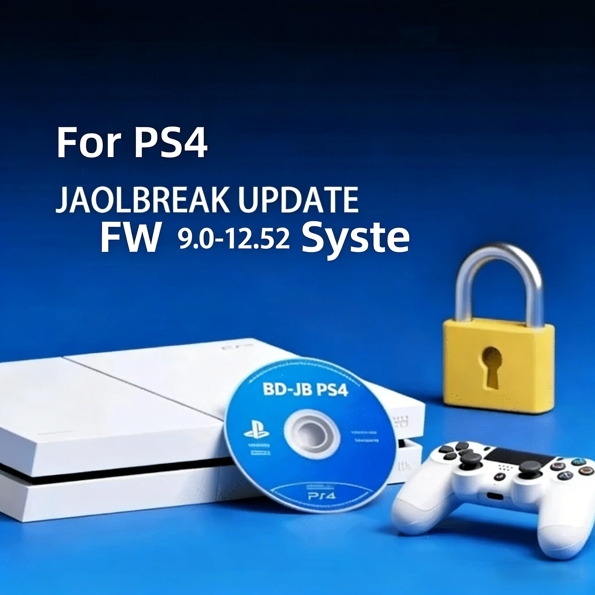 궁극의 PS4 올인원 탈옥 골드 디스크 부팅 가능 이젝트 페이로드 (펌웨어 9.0-12.52 호환) 홈브루 및 백업 게임 탈옥 디스크