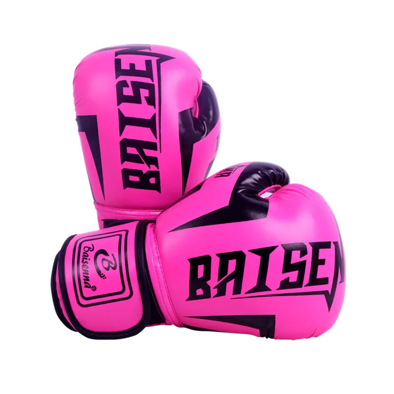 

High Quality Candy Color Pu Material Letters Pattern One Time Forming Chickened 8 10 Oz Adult Kids Boxing Gloves