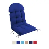 High Back Chair Cushion Waterproof with Ties Chair Pad Patio Cushion for Courtyards Balcony Outdoor Furniture Patio Garden 2