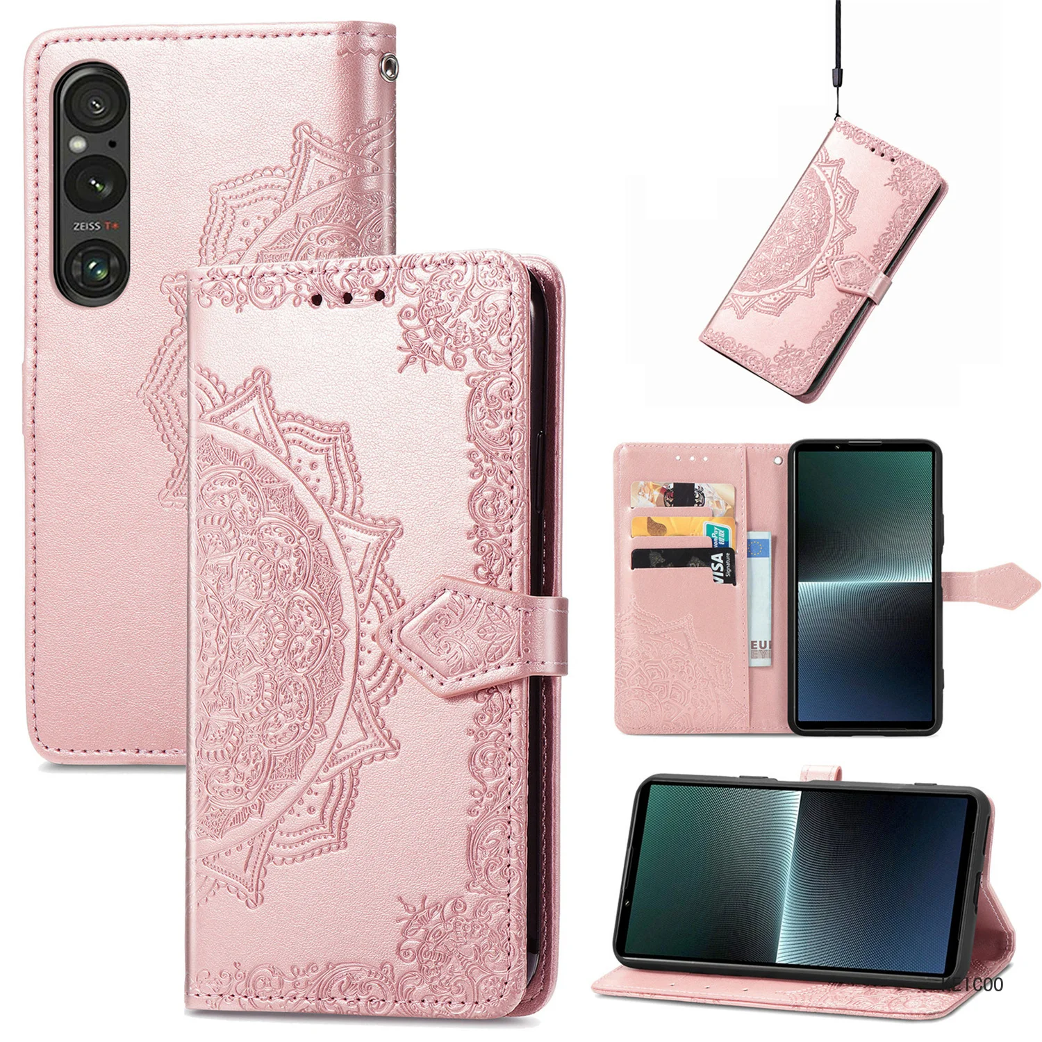 

Leather Case For Sony Xperia 1 10 V 1 5 10 IV Xperia1V Xperia10V 10IV XQ-DQ72 XQDQ62/B Anti-fall Protective Shell Wallet Clip