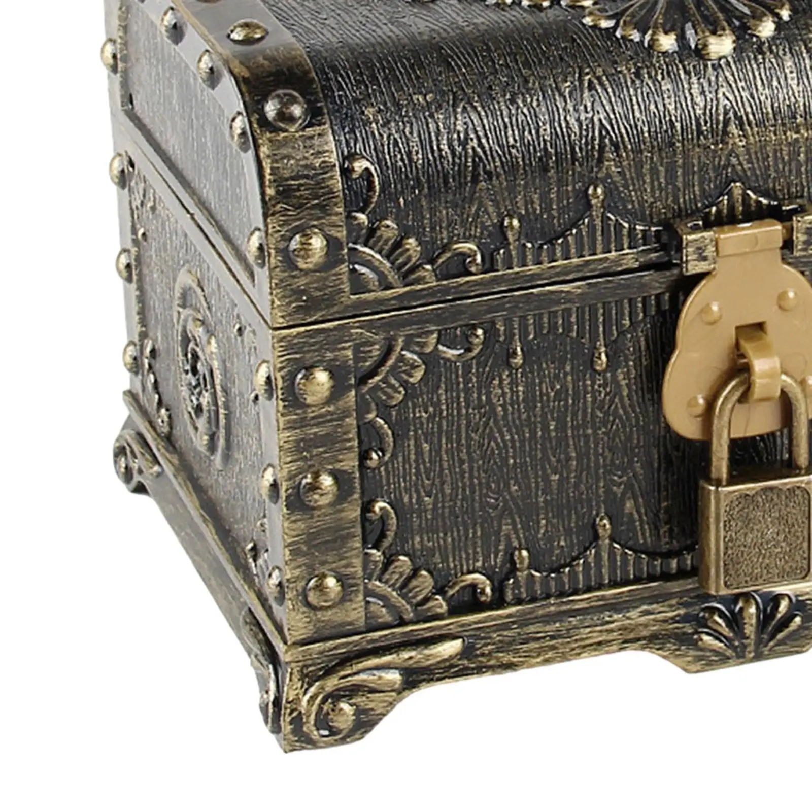 Pirate Chest, Adventure Box, Antique Color Decoration, Gift Box, Treasure