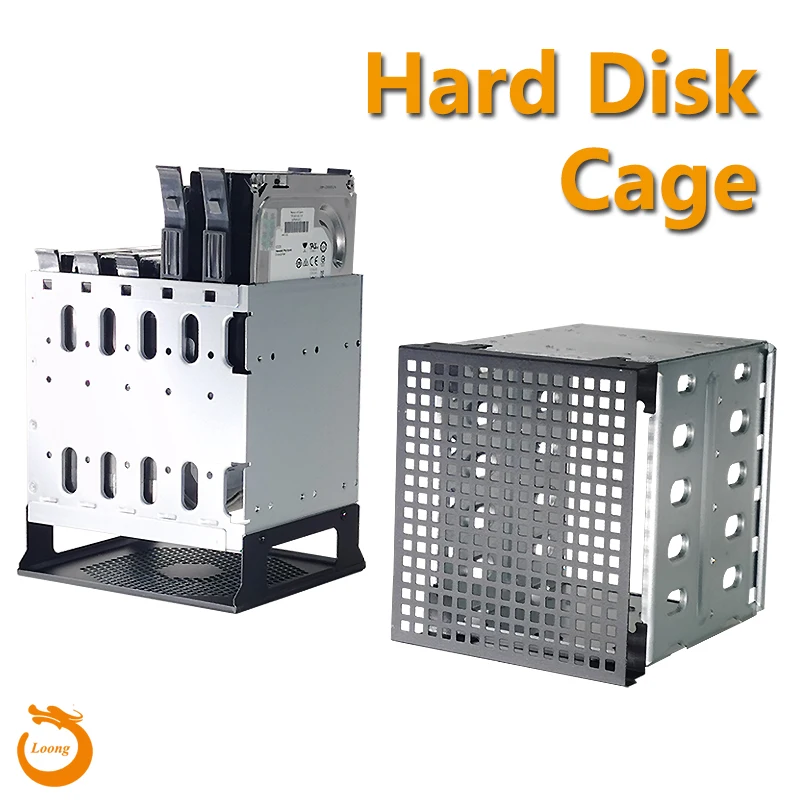 Zhenloong-caddy Suporte Adaptador Sata Sas Tray Rack de Disco Rígido Gabinete Chassis Óptica Gaiola Extensão Unidade Hdd 525 a 35 - Imagem 5