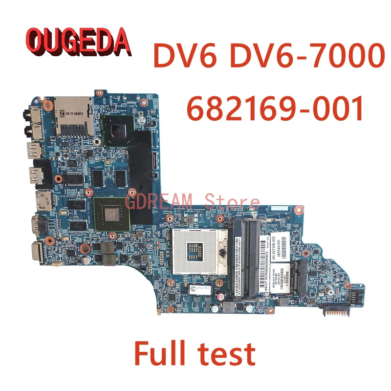 

OUGEDA 682169-001 682169-501 48.4ST10.021 for HP Pavilion DV6 DV6-7000 Laptop Motherboard HM76 PGA989 DDR3 GT630M GPU Mainboard