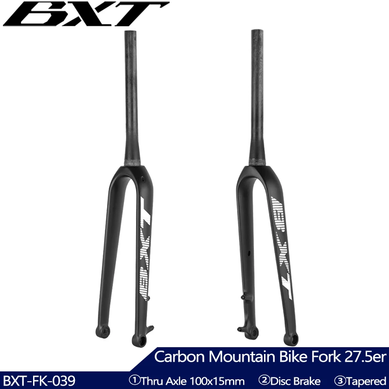 Carbon Mountain Bike Fork 27.5er Disc Brake Road Bike Carbon Fork 700c