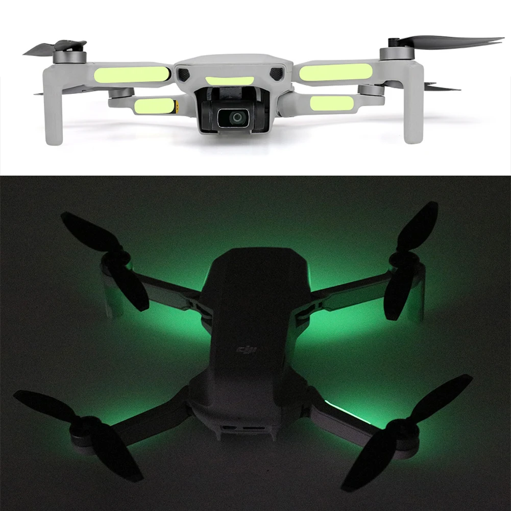 Set de stickers fluorescents pour drone Mini2, couleurs vives pour repérage facile en vol.