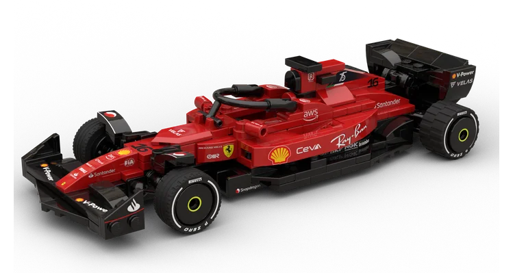 

Moc-106267F1 Building Blocks Mini Sports Car Block Technology Puzzle Model Suitable for + Years Old Children Toy Gifts