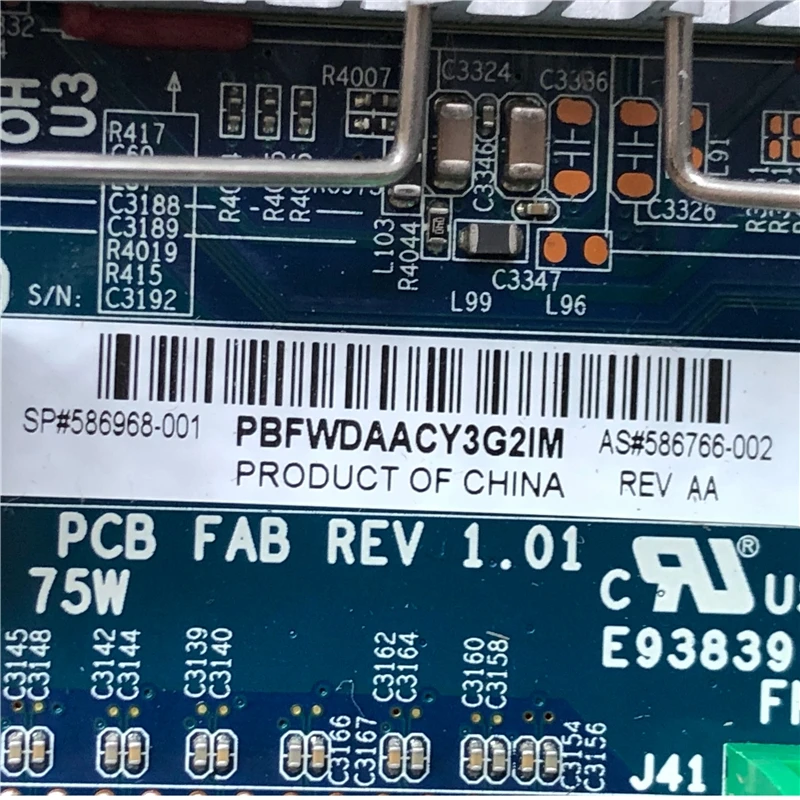 586968-001 For HP Z400 Workstation Motherboard 586766-002 Give Away E5506 LGA 1366 DDR3 X58 Mainboard 4 586968-001 For HP Z400 Workstation Motherboard 586766-002 Give Away E5506 LGA 1366 DDR3 X58 Mainboard - Image 2