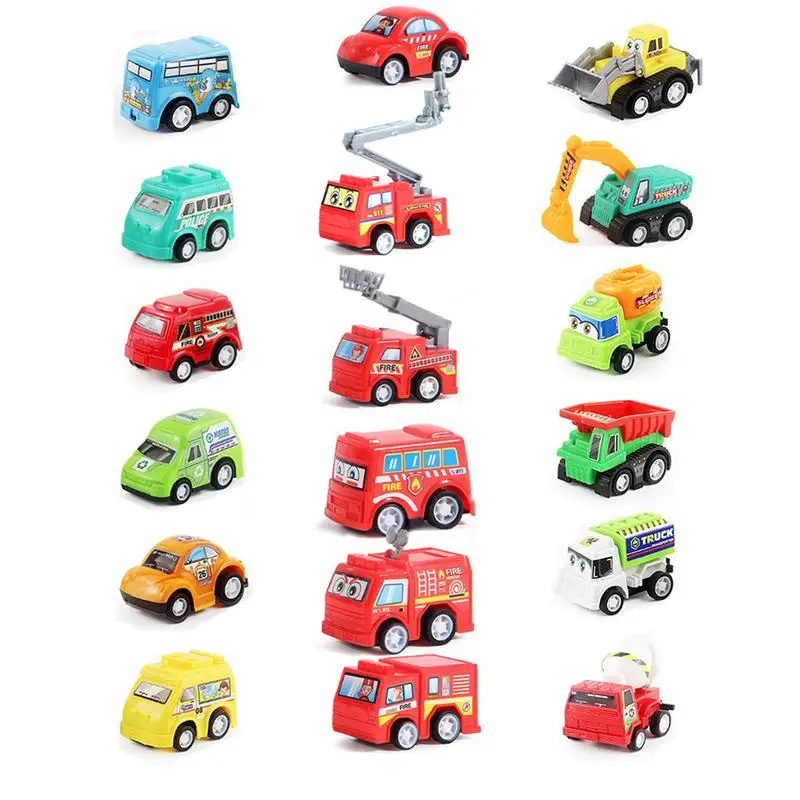 

Pull Back Cars Pull Back Toy Cars Push And Go Vehicle Car Set With Fire Truck Taxi Model Mini Pull Back Cars Trucks For Toddler