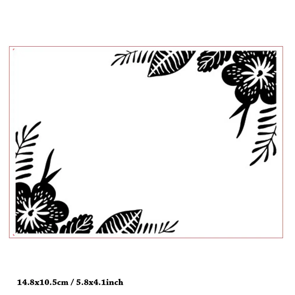 Flower plant Plastic Embossing folder for DIY Scrapbooking Template Craft Photo Album Card Holiday Handmade Decor Supplies