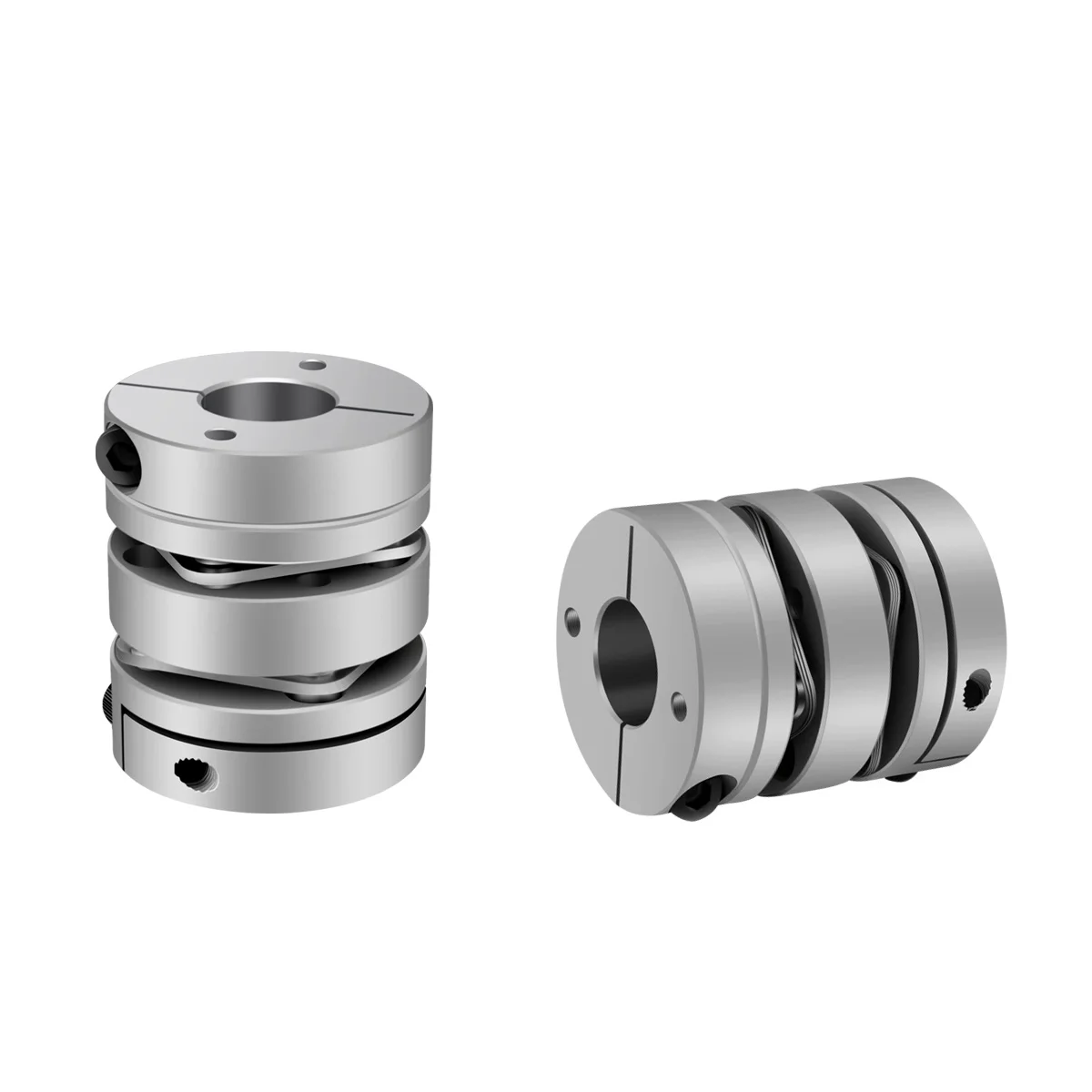 Shaft Coupler Aluminum Alloy D44L50 Double Diaphragm Coupling For Servo Motor Encoder