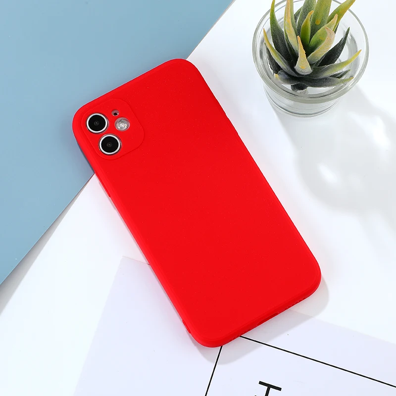 Silicone Candy Protective Phone Case with New Lens Design