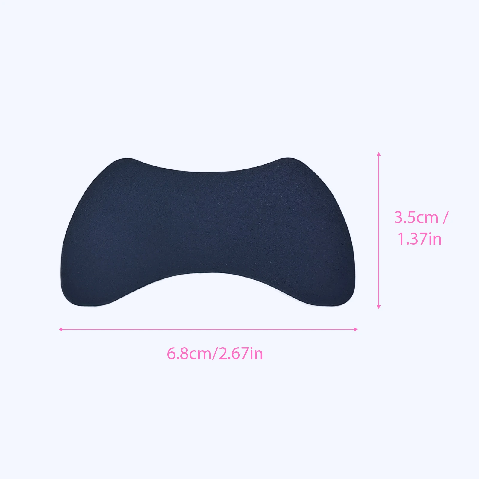 Reusable Eye Pads Silicone Eye Shadow Shields Eyelash Extension Patch Lash Extensions Under Gel Pads Makeup Tool 2Pc