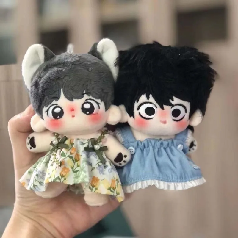 Dolls Clothing Casual Fashion Sports Wear Hoodie Costume Suit No Attribute For 10cm Plush Doll Dress Up Clothes Outfits Gift 3