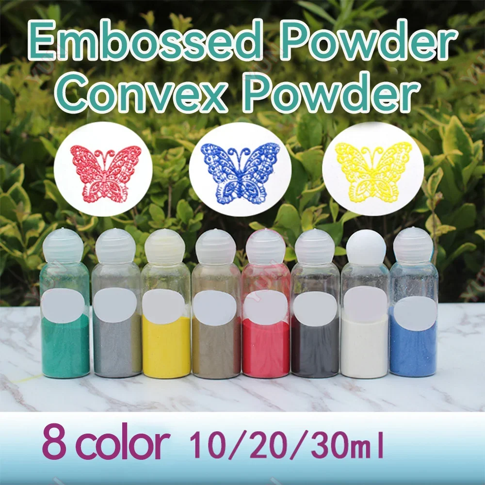 

2023 New Embossed Powder Metallic Pigment Relief Powder Scrapbooking Craft Metal Paint Convex Powder Handmade Greeting Cards