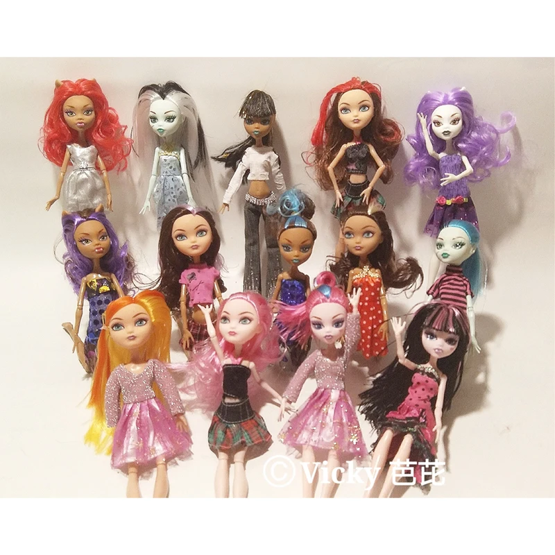 

High Quality Fasion Monster Dolls Dress Make Up Dolls Action Figures Elf High School Moveable Body Girls Toys Gift