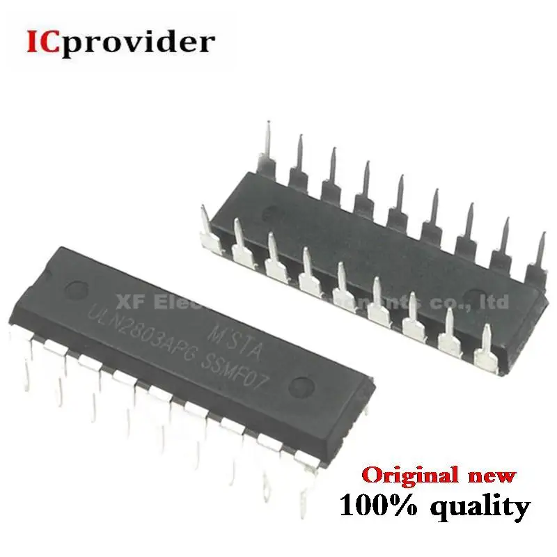 10 Pièces ULN2803 ULN2803A ULN2803APG 2803 DIP18 Nouveau