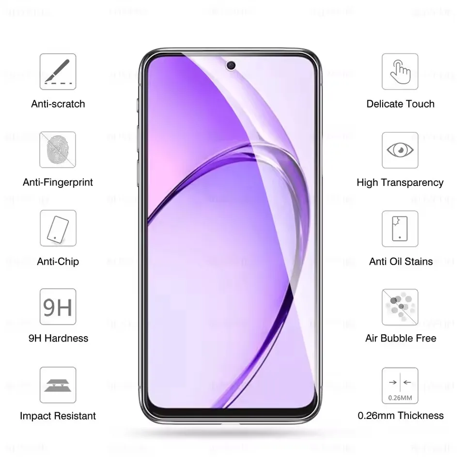 Premium HD Tempered Glass Screen Protector - 1 to 5 Pack
